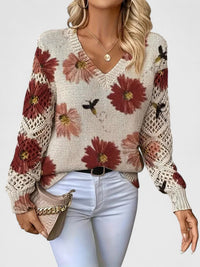 Aubrielynn | Comfortable Sweater - Red