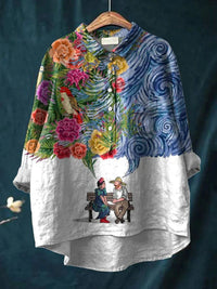 EMILY™ - Van Gogh Art Shirt - S