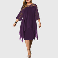 Juliana | Chic Dress - Purple (Almost sold out)