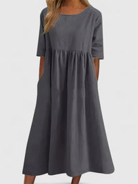 Cindy | Elegant Dress - Grey