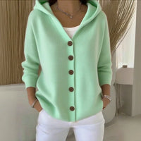 Amelia | Cozy Knit Cardigan - Green