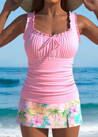 Tracy™ | Elegant Summer Tankini Set - Pink