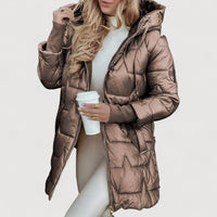 JENNY – COSY PUFFER COAT - Brown