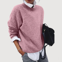 MARLA – RELAXED KNIT JUMPER - Pink