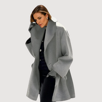 Vivienne | Luxe Winter Coat for Cold Weather Comfort. - Grey