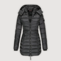 LISA – WARM PUFFER COAT - Black