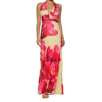 Fita™ | Elegant Halter Backless Summer Dress - Red