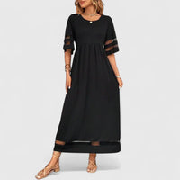 Delymarina | Elegant Midi Dress - Black