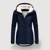 EMILY – FLEECE-LINED JACKET - Navy