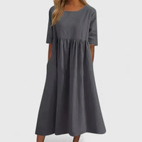 Thalyvia | Comfortable Dress - Grey