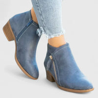 Kalvaya | Women Sophisticated Boots - Blue