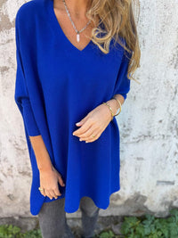 Koa | Elegant Sweater - Navy Blue