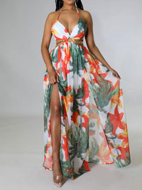 Vanina™| Radiant Floral Women Maxi Dress - Soft Floral Print