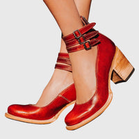 Nina™ | Elegant and Comfortable Heels - Red