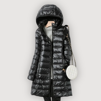 CALLISTA – LIGHTWEIGHT PUFFER COAT - Black