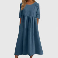 Thalyvia | Comfortable Dress - Blue