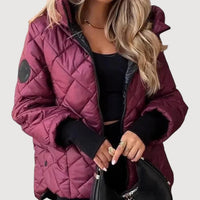 TAYLA – PUFFER COAT - Red