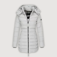 LISA – WARM PUFFER COAT - Grey