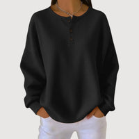 THEONA | RELAXED JUMPER - Black