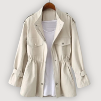 CAMILA – UTILITY JACKET - Cream