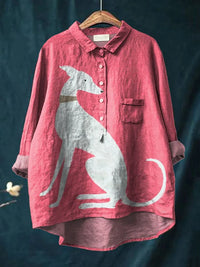 EVERLY™ - Dog Art Shirt - S