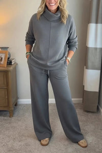 Farah™ Comfortable Set | Coordinated Top and Pants - Grey