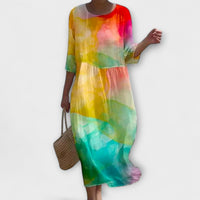 Shae™ | Elegant Women Floral Maxi Dress - Multicolour