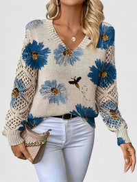 Aubrielynn | Comfortable Sweater - Blue