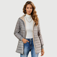 Caro | Sherpa-Lined Winter Coat - Grey