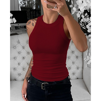 SLOANIE™ | Everyday Casual Sleeveless Pullover - Claret