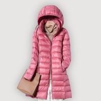 CALLISTA – LIGHTWEIGHT PUFFER COAT - Pink