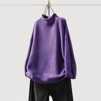 EVELINA – RELAXED KNIT JUMPER - Lilac