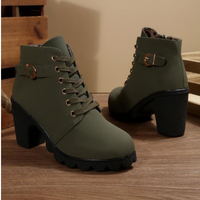 Zyrah™ | Women Orthopedic Boots - Army Green