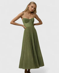Hylyana | Elegant Women Maxi Dress - Green