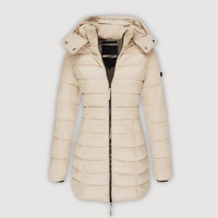 LISA – WARM PUFFER COAT - Ivory