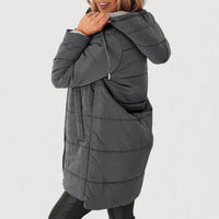 ELINA – COSY PUFFER COAT - Grey
