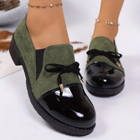 Rhemi | Elegant Loafers - Green Black