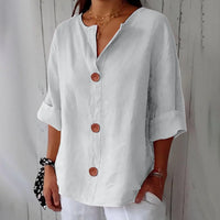 Julia™ | Loose-fitting Summer Blouse (Restocked) - White