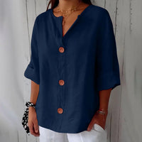 Julia™ | Loose-fitting Summer Blouse (Restocked) - Blue