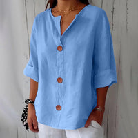 Julia™ | Loose-fitting Summer Blouse (Restocked) - Light Blue
