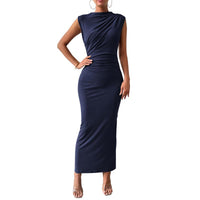 Melody™| Elegant Bodycon Dress with Back Slit for Cocktail Parties - Navy