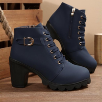 Zyrah™ | Women Orthopedic Boots - Blue