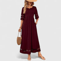 Delymarina | Elegant Midi Dress - Red