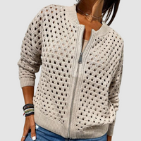 Desiree™ Premium Knitted Cardigan - Beige