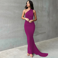 Karilyn™ | Elegant Sleeveless Evening Halter Bodycon Dress - Purple
