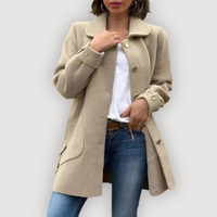 MARISE – CLASSIC EVERYDAY COAT - Khaki