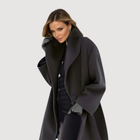 Vivienne | Luxe Winter Coat for Cold Weather Comfort. - Black