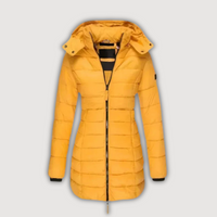 LISA – WARM PUFFER COAT - Yellow