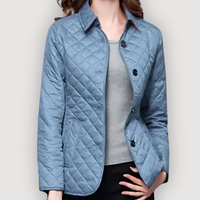 CAMILLE – QUILTED JACKET - Light Blue