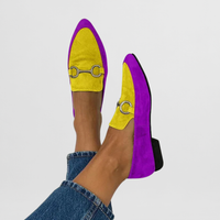 Hyelianne | Orthopedic Loafers - Purple Yellow